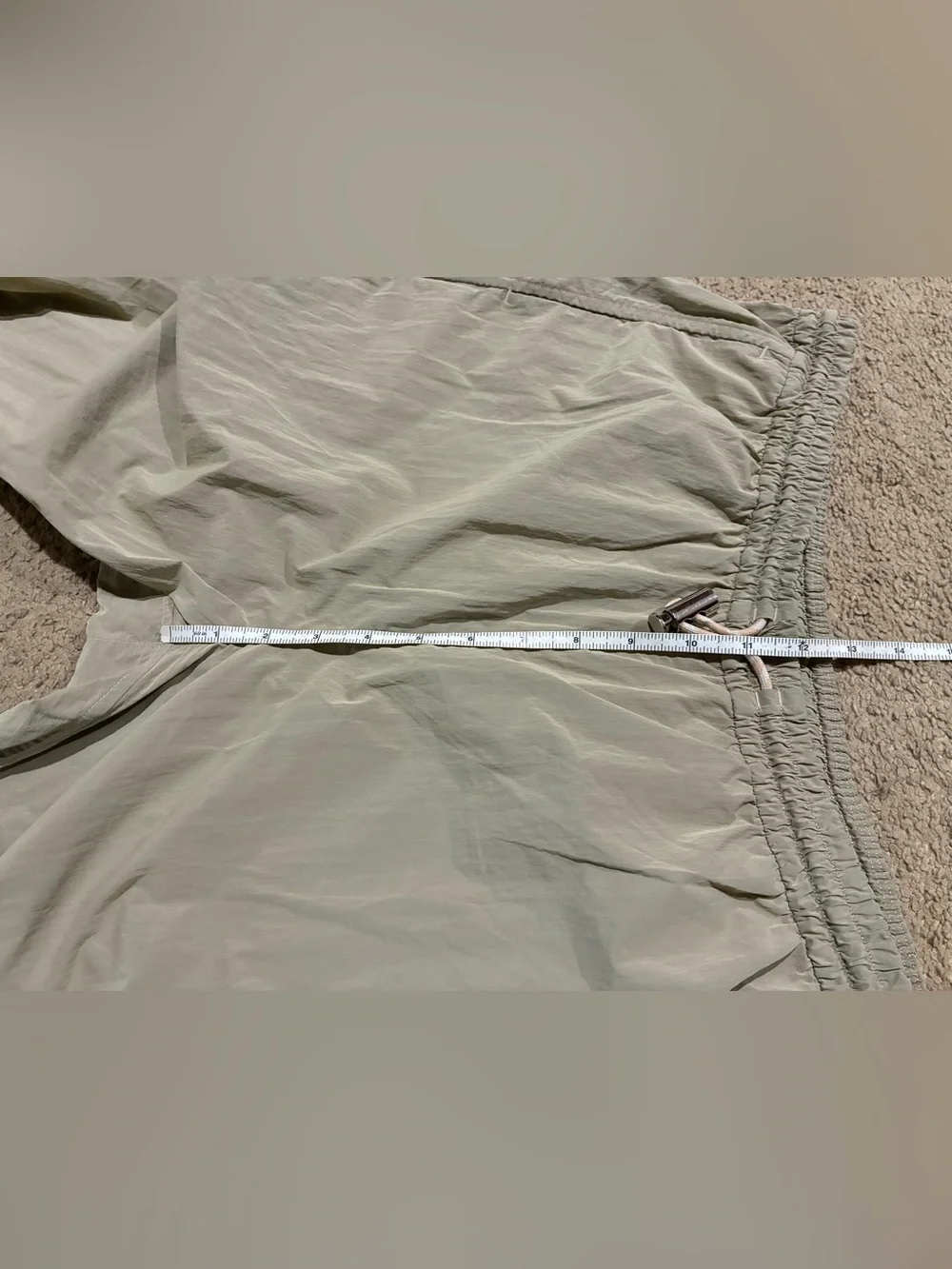 Lululemon Evergreen Track Pant Size 10 Cafe Au Lait Water Repel Windproof Pocket